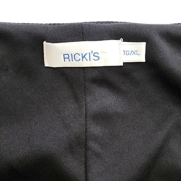 Ricki's Sleeveless Tiered Sheath Sleeveless Dress Purple Black  Lined Stretch XL - Picture 8 of 15